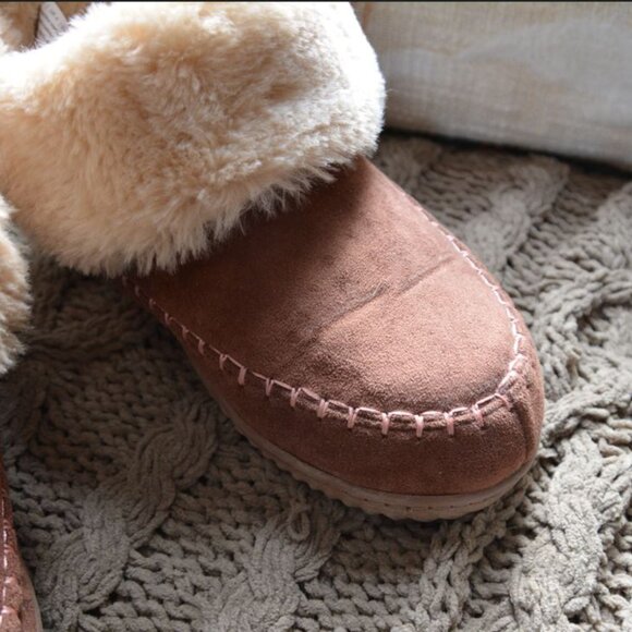 EUC Alpine by Dearfoams Mortiz Bootie Slipper Size 6 (Colour: Potting Soil) - Picture 3 of 10